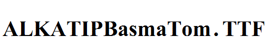 ALKATIPBasmaTom.TTF