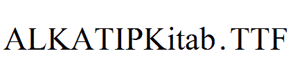 ALKATIPKitab.TTF