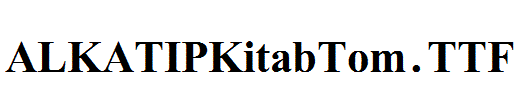 ALKATIPKitabTom.TTF
