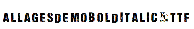 ALLAGESDEMOBoldItalic.ttf