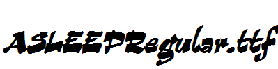 ASLEEPRegular.ttf