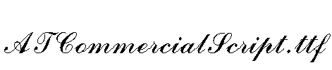ATCommercialScript.ttf