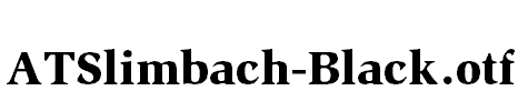ATSlimbach-Black.otf