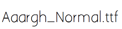 Aaargh_Normal.ttf