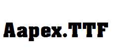Aapex.TTF