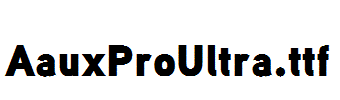 AauxProUltra.ttf