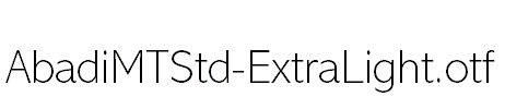 AbadiMTStd-ExtraLight.otf