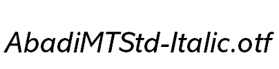 AbadiMTStd-Italic.otf
