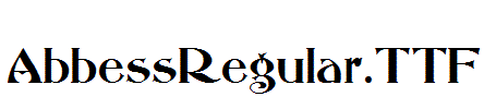 AbbessRegular.TTF
