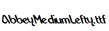 AbbeyMediumLefty.ttf