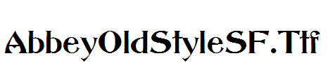 AbbeyOldStyleSF.Ttf