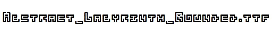 Abstract_Labyrinth_Rounded.otf