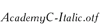 AcademyC-Italic.otf