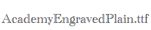 AcademyEngravedPlain.ttf
