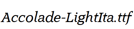 Accolade-LightIta.ttf