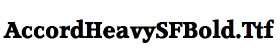 AccordHeavySFBold.Ttf