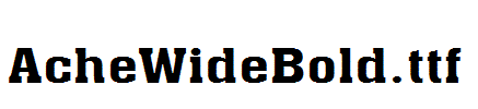 AcheWideBold.ttf