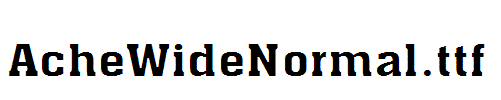 AcheWideNormal.ttf