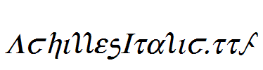AchillesItalic.ttf
