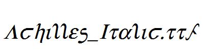 Achilles_Italic.ttf