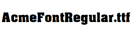 AcmeFontRegular.ttf