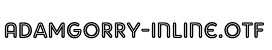 AdamGorry-Inline.otf