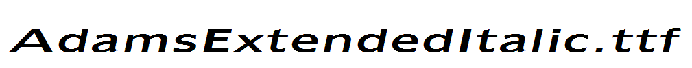 AdamsExtendedItalic.ttf