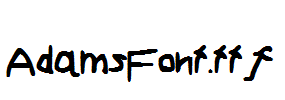 AdamsFont.ttf
