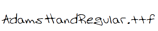 AdamsHandRegular.ttf