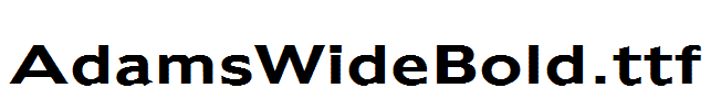 AdamsWideBold.ttf