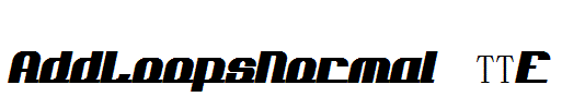 AddLoopsNormal.TTF