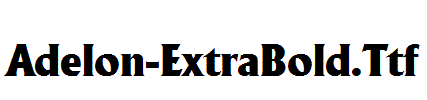 Adelon-ExtraBold.Ttf