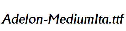 Adelon-MediumIta.ttf