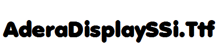 AderaDisplaySSi.Ttf