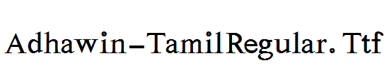 Adhawin-TamilRegular.Ttf