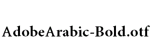 AdobeArabic-Bold.otf