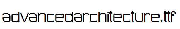 AdvancedArchitecture.ttf