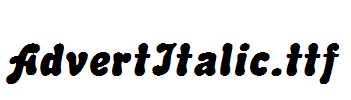 AdvertItalic.ttf