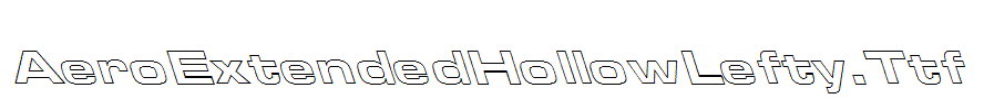 AeroExtendedHollowLefty.Ttf