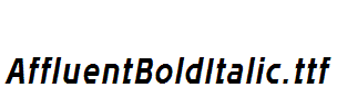 AffluentBoldItalic.ttf