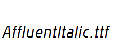 AffluentItalic.ttf