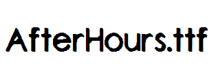 AfterHours.ttf