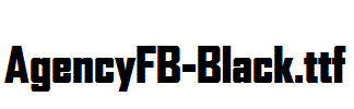 AgencyFB-Black.otf
