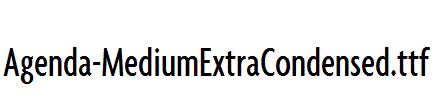 Agenda-MediumExtraCondensed.ttf