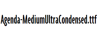 Agenda-MediumUltraCondensed.ttf