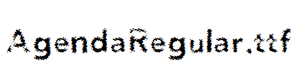 AgendaRegular.ttf