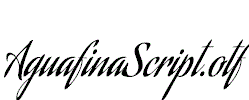 AguafinaScript.otf
