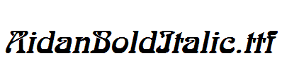 AidanBoldItalic.ttf