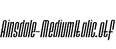Ainsdale-MediumItalic.otf