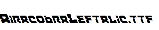 AiracobraLeftalic.ttf